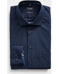 Olymp - Pure Cotton Navy Shirt Comfort Fit - Lyst