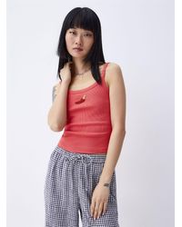 Twik - Beaded Pattern Cropped Cami - Lyst