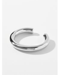 Simon's - Tubular Open Bangle - Lyst