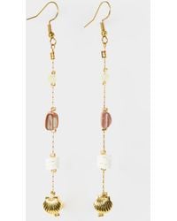 Simon's - Ocean Stone Long Post Earrings - Lyst
