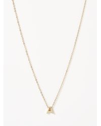 Simon's - Golden Letter Chain - Lyst