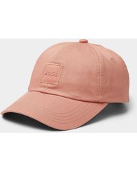 BOSS - Embroidered Square Logo Cap - Lyst