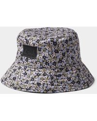 Ichi Small Flower Cotton Bucket Hat - Multicolour