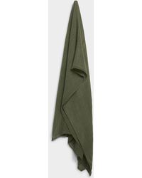Simon's - Rolled Trim Solid Scarf - Lyst
