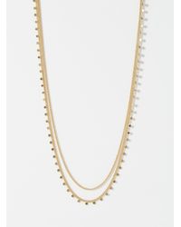 Pilgrim - Chain And Disc Necklace - Lyst