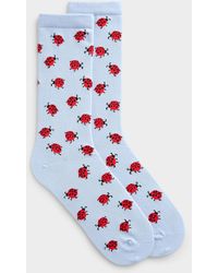 Simon's - Little Ladybug Socks - Lyst