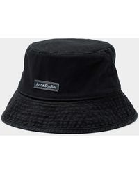Acne Studios - Clear Logo Patch Bucket Hat - Lyst