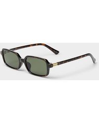 Simon's - Mimi Narrow Rectangular Sunglasses - Lyst