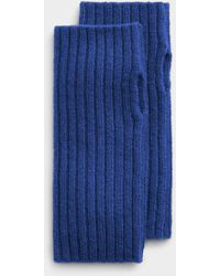 Simon's - Pure Wool Solid Wrist Warmers - Lyst