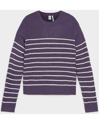 Twik - Ribbed And Striped Sweater - Lyst