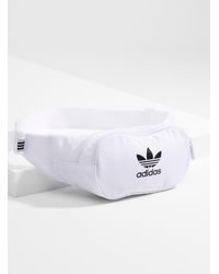 white adidas waist bag