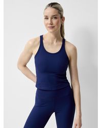 I.FIV5 - Ribbed Stripe Racerback Tank - Lyst