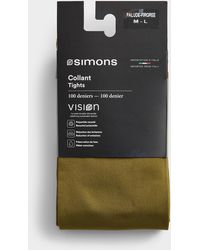 Simon's - Solid Comfortable Tights 100 Denier - Lyst