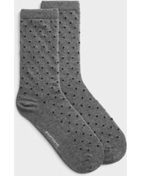 Simon's - Mini Polka Dot Socks - Lyst