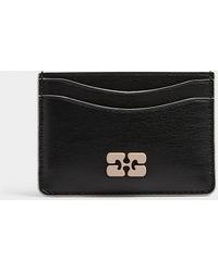 Ganni - Bou Signature Recycled Leather Card Holder - Lyst