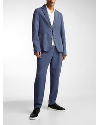 Officine Generale - Hugo Cotton And Linen Twill Pant - Lyst