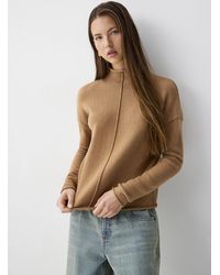 Twik - Reverse Seam Mock Neck Sweater - Lyst