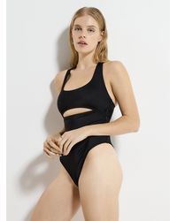 Simon's - Openwork Bust Racerback One - Lyst