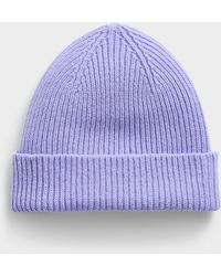 Robert Mackie - Pure Wool Ribbed Cuff Tuque - Lyst
