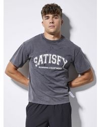 Satisfy - Mothtech Varsity Cotton Tee - Lyst