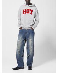 Carne Bollente - Heart Insert Faded Blue Jean - Lyst