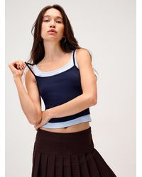 Twik - Layered Effect Cropped Cami - Lyst