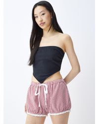 Twik - Touch Of Linen Scarf Tube Top - Lyst