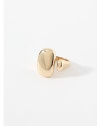 Simon's - Shimmery Open Ring - Lyst