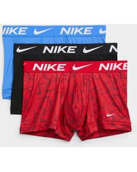 Nike - 3" Red/blue/black Trunks Dri - Lyst