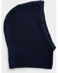 Simon's - Solid Ribbed Balaclava Exclusive Collection From Italy - Lyst