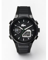 Lacoste - Digital Sport Silicone - Lyst