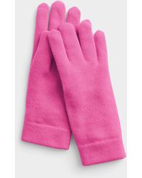 Simon's - Pure Cashmere Solid Gloves - Lyst