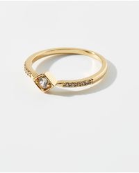 Simon's - Crystal Diamond Ring - Lyst
