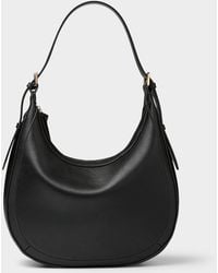 Simon's - Solid Rounded Hobo Bag - Lyst