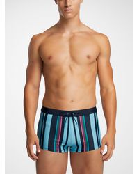 I.FIV5 - Printed Fitted Swim Trunk - Lyst