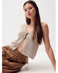 Twik - Two Bead Buttons Sweater Vest - Lyst