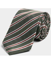 Le 31 - Diagonal Stripe Colourful Tie - Lyst
