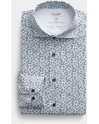 Olymp - Floral Mosaic Knit Shirt Modern Fit - Lyst