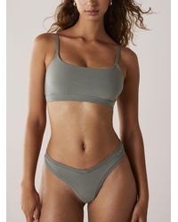 Organic Basics - Organic Cotton Bandeau Bralette - Lyst