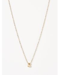 Simon's - Golden Letter Chain - Lyst