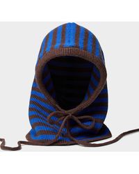 Susmie's - Striped Ribbed Balaclava - Lyst