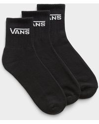 Vans - Contrast Logo Classic Ankle Socks 3 - Lyst