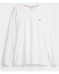 tommy hilfiger full sleeve t shirt white