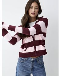 Twik - Hooded Striped Zip - Lyst