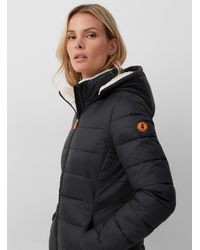 Save The Duck Cleo Sherpa Lining Puffer Jacket - Black