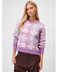 Twik - Patterned Plush Sweater - Lyst