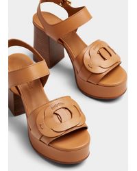 See By Chloé - Loys Heeled Platform Sandals Women - Lyst