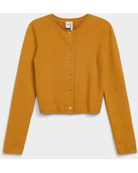 Twik - Boxy Rounded Neck Cardigan - Lyst