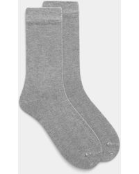 Lindbergh - Solid Bamboo Viscose Dress Socks - Lyst