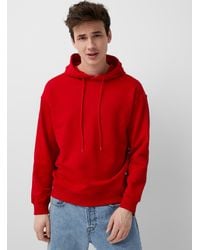 Benetton Colourful Hooded Sweatshirt - Red